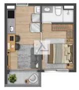 Apartamento com 1 Quarto à venda, 30m² no Brooklin, São Paulo - Foto 2