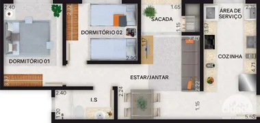 Apartamento com 2 Quartos à venda, 50m² no Centro, Cascavel - Foto 6