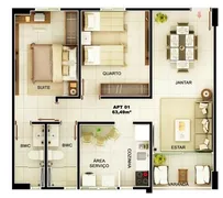 Apartamento com 2 Quartos à venda, 63m² no Universitário, Campina Grande - Foto 9