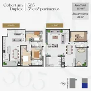 Apartamento com 3 Quartos à venda, 76m² no São Cristóvão, São José dos Pinhais - Foto 22
