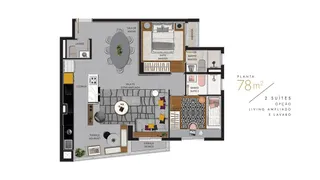 Apartamento com 3 Quartos à venda, 78m² no Bela Vista, Osasco - Foto 37