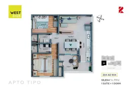 Apartamento com 2 Quartos à venda, 67m² no São Francisco, Curitiba - Foto 19