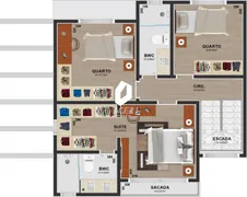 Casa de Condomínio com 3 Quartos à venda, 126m² no Boqueirão, Curitiba - Foto 12