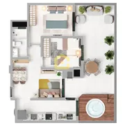 Apartamento com 2 Quartos à venda, 56m² no Bairro Alto, Curitiba - Foto 31