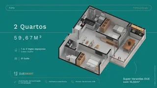 Apartamento com 2 Quartos à venda, 80m² no Praia dos Carneiros, Tamandare - Foto 39