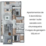 Apartamento com 3 Quartos à venda, 100m² no Ideal, Novo Hamburgo - Foto 2