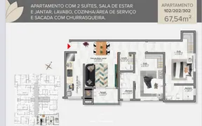 Apartamento com 2 Quartos à venda, 71m² no Cachoeira do Bom Jesus, Florianópolis - Foto 18