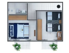 Casa de Condomínio com 2 Quartos à venda, 70m² no Vila Nova Trieste, Jarinu - Foto 4