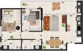 Apartamento com 2 Quartos à venda, 65m² no Marapé, Santos - Foto 12