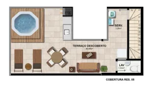 Cobertura com 2 Quartos à venda, 90m² no Jardim Europa , Santo André - Foto 20