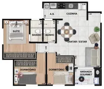 Apartamento com 3 Quartos à venda, 76m² no Jardim Panorama, Valinhos - Foto 8