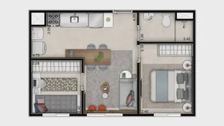 Apartamento com 2 Quartos à venda, 35m² no São Mateus, São Paulo - Foto 24