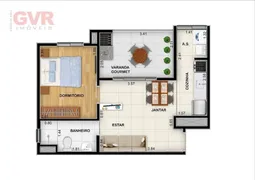 Apartamento com 1 Quarto à venda, 43m² no Vila Lanfranchi, Franco da Rocha - Foto 14