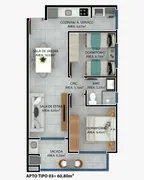 Apartamento com 2 Quartos à venda, 60m² no Tapajos, Indaial - Foto 6