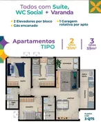 Apartamento com 2 Quartos à venda, 66m² no Capibaribe, São Lourenço da Mata - Foto 29