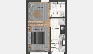 Apartamento com 1 Quarto à venda, 30m² no Ipiranga, São Paulo - Foto 12