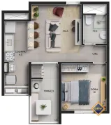 Apartamento com 3 Quartos à venda, 83m² no Praia Vista Linda, Bertioga - Foto 42