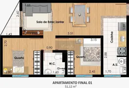 Apartamento com 2 Quartos à venda, 52m² no Residencial Greenville, Poços de Caldas - Foto 11