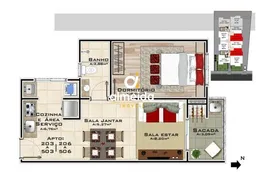 Apartamento com 1 Quarto à venda, 36m² no Camobi, Santa Maria - Foto 14
