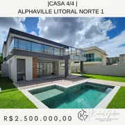 Casa de Condomínio com 4 Quartos à venda, 320m² no Alphaville Litoral Norte 1, Camaçari - Foto 1