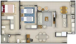 Apartamento com 3 Quartos à venda, 81m² no Loteamento Residencial e Comercial Bosque Flamboyant, Taubaté - Foto 10