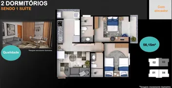 Apartamento com 2 Quartos à venda, 56m² no Tubalina, Uberlândia - Foto 4