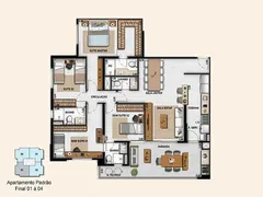 Apartamento com 4 Quartos à venda, 125m² no Joana D Arc, Nova Iguaçu - Foto 5