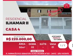 Casa com 2 Quartos à venda, 73m² no Japuí, São Vicente - Foto 9