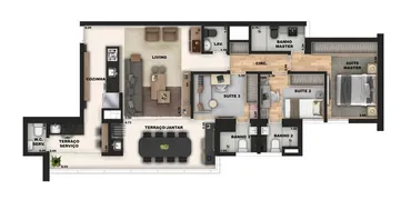 Apartamento com 3 Quartos à venda, 105m² no Vila Romana, São Paulo - Foto 3