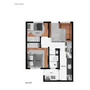 Apartamento com 2 Quartos à venda, 36m² no Vila Paranaguá, São Paulo - Foto 3