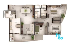 Apartamento com 3 Quartos à venda, 108m² no Nossa Senhora Aparecida, Uberlândia - Foto 8