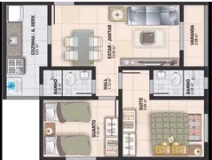 Apartamento com 2 Quartos à venda, 50m² no Roma, Volta Redonda - Foto 1