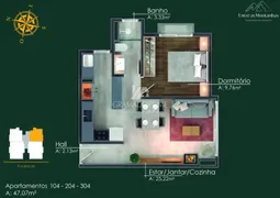 Apartamento com 1 Quarto à venda, 59m² no Moura, Gramado - Foto 5