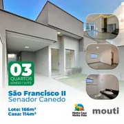 Casa com 3 Quartos à venda, 117m² no Sao Francisco II, Senador Canedo - Foto 1