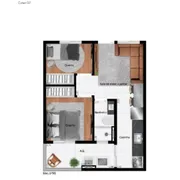 Apartamento com 2 Quartos à venda, 36m² no Vila Paranaguá, São Paulo - Foto 4