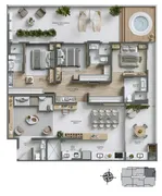 Apartamento com 3 Quartos à venda, 173m² no Campinas, São José - Foto 1