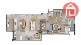 Apartamento com 3 Quartos à venda, 109m² no Jardim Santa Helena, Bragança Paulista - Foto 5