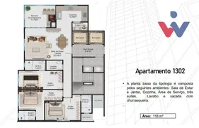 Apartamento com 3 Quartos à venda, 118m² no Castelo Branco , Itapema - Foto 26