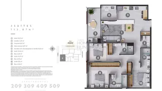 Apartamento com 3 Quartos à venda, 109m² no Jurerê, Florianópolis - Foto 12