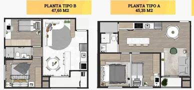 Apartamento com 2 Quartos à venda, 47m² no Weissopolis, Pinhais - Foto 9