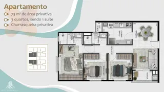 Apartamento com 3 Quartos à venda, 73m² no Centro, Pinhais - Foto 37