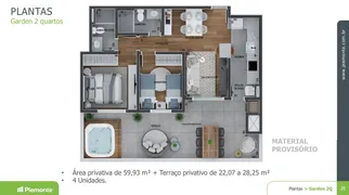 Apartamento com 2 Quartos à venda, 60m² no Bacacheri, Curitiba - Foto 26