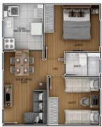 Apartamento com 2 Quartos à venda, 43m² no Chácara Estância Paulista, Suzano - Foto 5