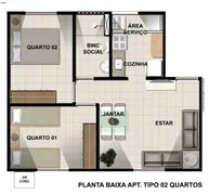 Apartamento com 3 Quartos à venda, 50m² no Bela Vista, Vitória de Santo Antão - Foto 28