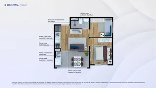 Apartamento com 2 Quartos à venda, 35m² no Vila Nilo, São Paulo - Foto 4