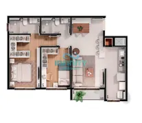 Apartamento com 2 Quartos à venda, 63m² no Salgado Filho, Gravataí - Foto 1