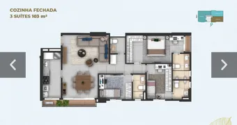 Apartamento com 3 Quartos à venda, 103m² no Setor Oeste, Goiânia - Foto 2