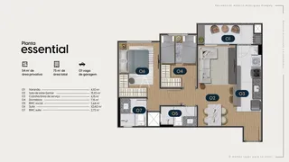 Apartamento com 2 Quartos à venda, 54m² no Neva, Cascavel - Foto 9