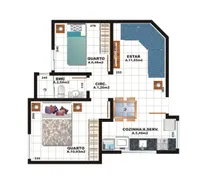 Apartamento com 2 Quartos à venda, 44m² no Jardim da Colina, Campina Grande do Sul - Foto 18
