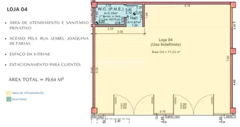 Loja / Salão / Ponto Comercial para alugar, 80m² no Jardim Alphacenter, Santa Bárbara D'Oeste - Foto 2